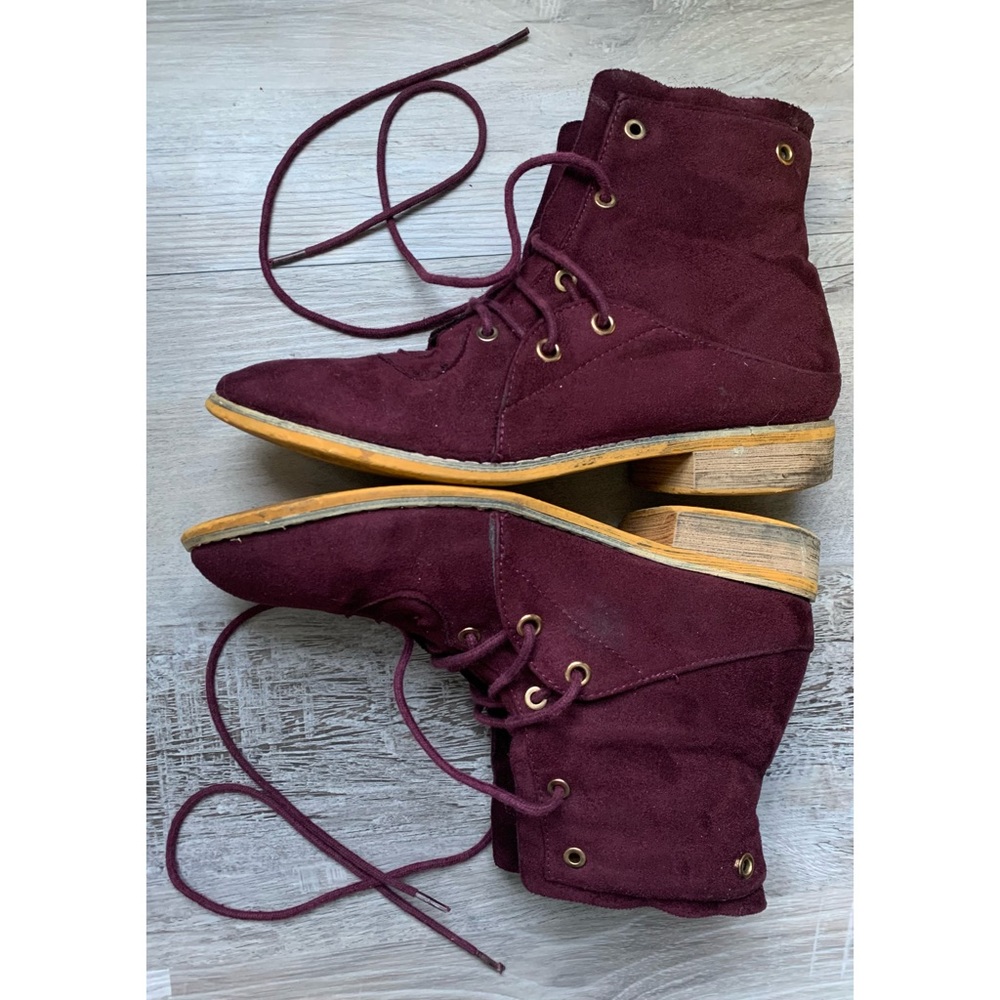 BU collection : vegan suede boots